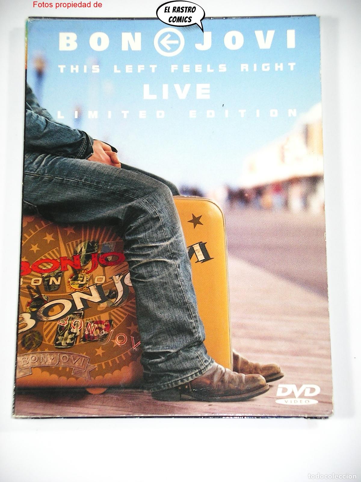 V&iacute;deos y DVD Musicales: Bon Jovi, This left feels right, LIVE, Limited edition, doble, con 2 DVD, D11