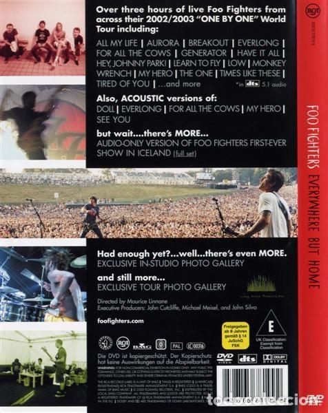 V&iacute;deos y DVD musicales: Foo Fighters - Everywhere but Home - Foto 2