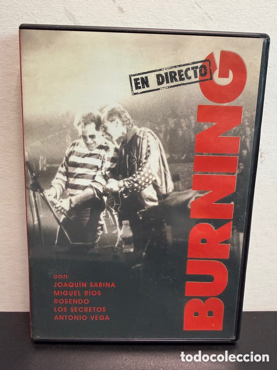 V&iacute;deos y DVD musicales: Burning - En Directo (DVD) - Foto 1