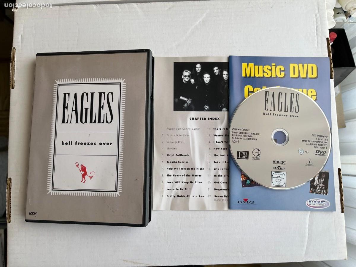 V&iacute;deos y DVD Musicales: EAGLES HELL FREEZES OVER - DVD MUSICAL KREATEN