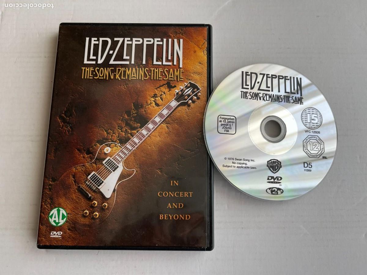 V&iacute;deos y DVD Musicales: LED ZEPPELIN THE SONG REMAINS THE SAME - DVD MUSICAL KREATEN