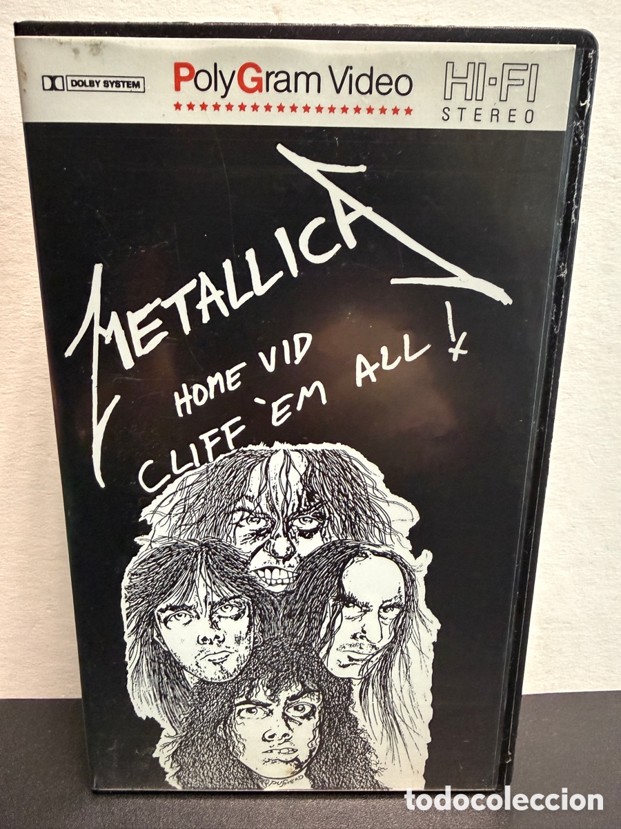 V&iacute;deos y DVD Musicales: Metallica - Home Vid Cliff 'Em All! (VHS)