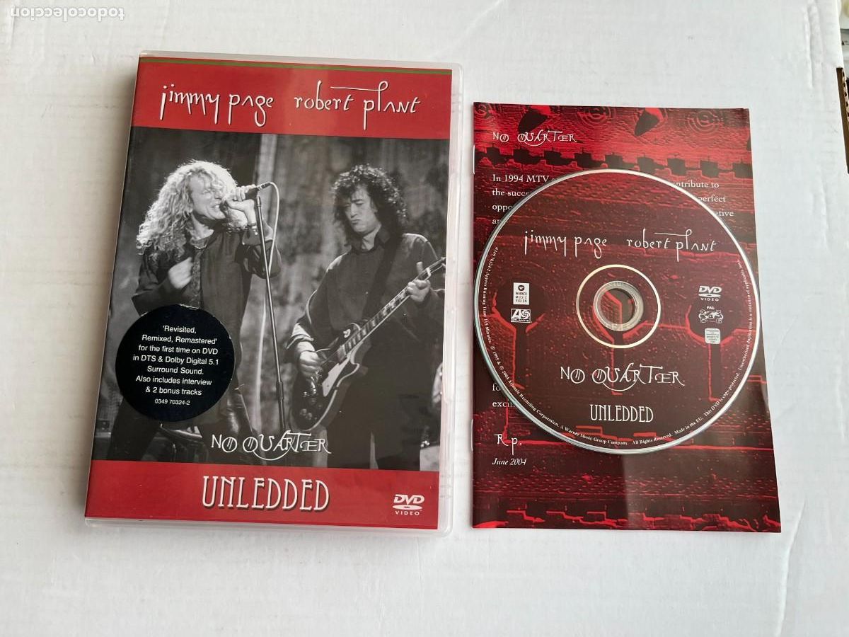 V&iacute;deos y DVD Musicales: NO QUARTER UNLEDDED JIMMY PAGE ROBERT PLANT - DVD MUSICAL KREATEN