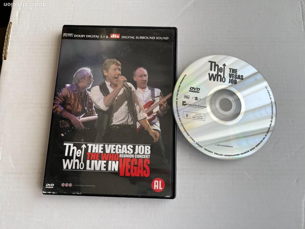 V&iacute;deos y DVD Musicales: THE WHO THE VEGAS JOB LIVE IN CONCERT - DVD MUSICAL KREATEN
