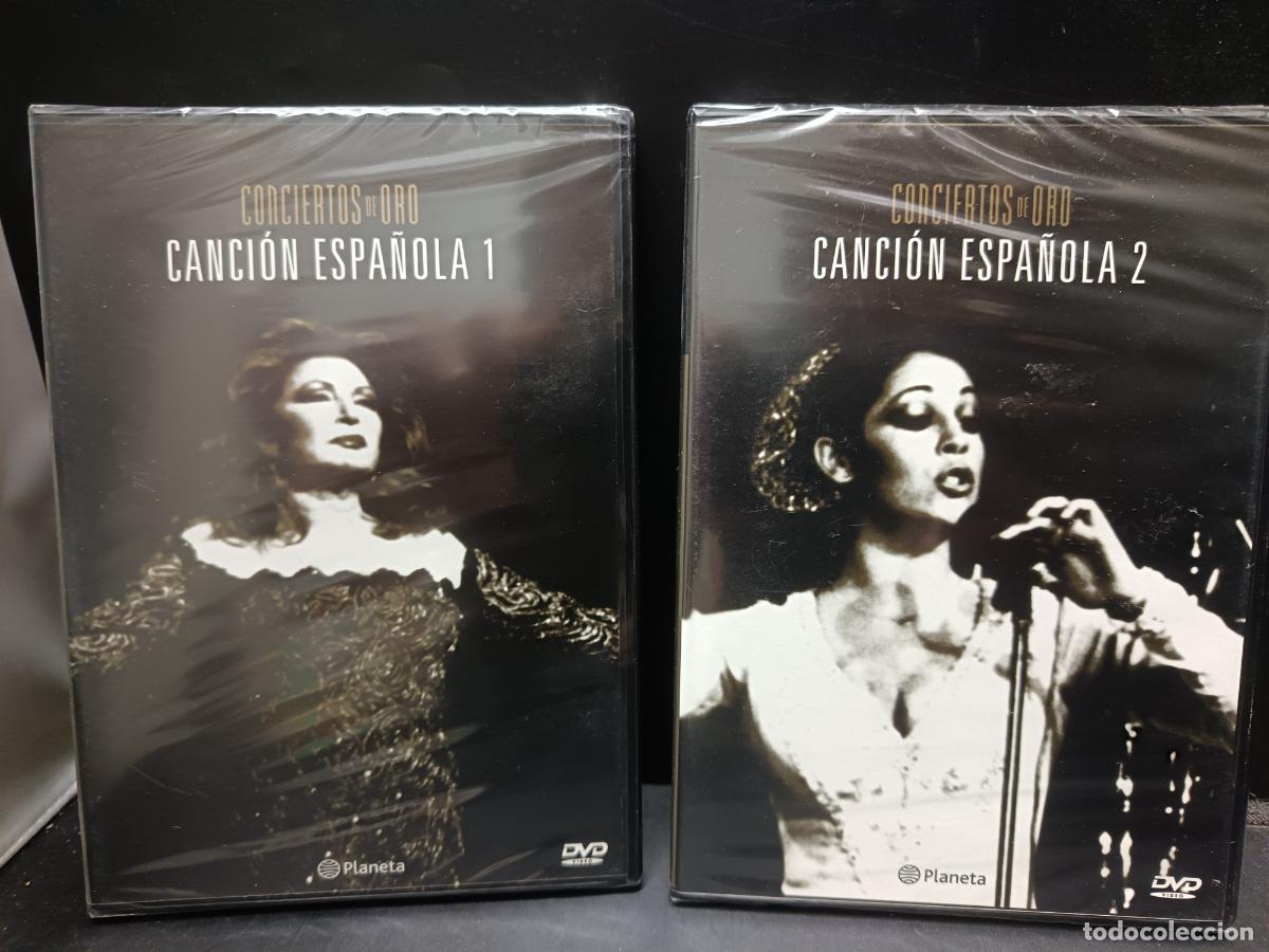 V&iacute;deos y DVD Musicales: Canci&oacute;n Espa&ntilde;ola 2DVD Conciertos de Oro de: Rocio Jurado, Isabel Pantoja, Lola Flores, Concha Piquer