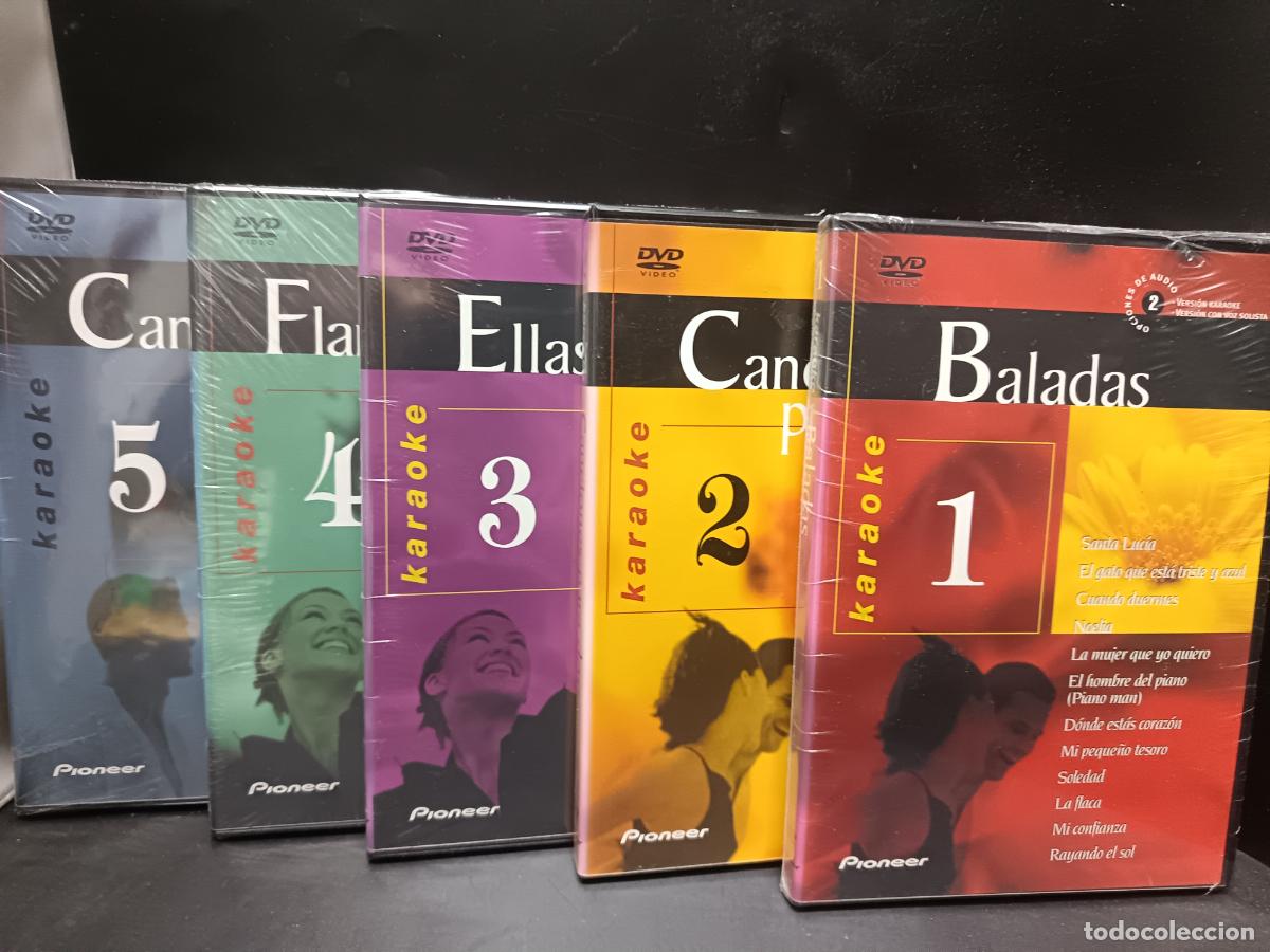 V&iacute;deos y DVD Musicales: Lote de 5DVD Musica para KARAOKE.