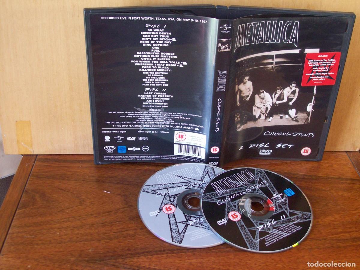 V&iacute;deos y DVD Musicales: METALLICA - CUNNING STUNTS DOBLE DVD COMO NUEVOS