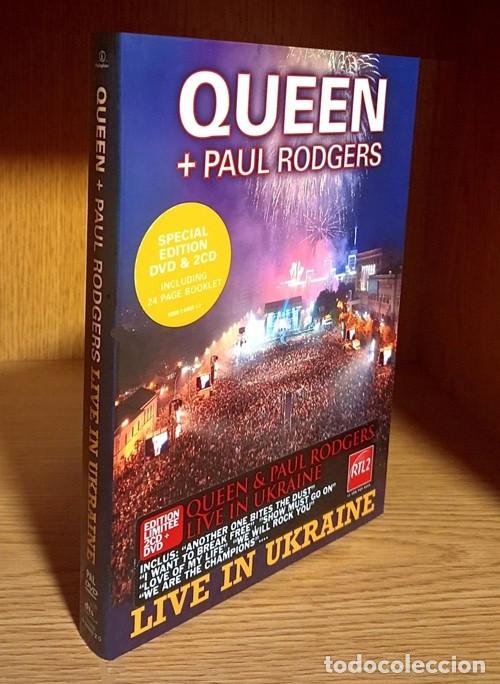 V&iacute;deos y DVD Musicales: [DOBLE CD + DVD]. QUEEN + PAUL RODGERS. LIVE IN UKRAINE.