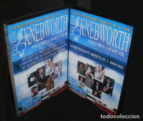 V&iacute;deos y DVD Musicales: [2 DVDS]. KNEBWORTH. LIVE. CLAPTON. DIRE STRAITS. STATUS QUO. ELTON JOHN. Y OTROS.
