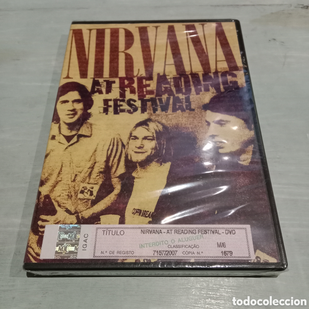 V&iacute;deos y DVD Musicales: NIRVANA - AT READING FESTIVAL - DVD