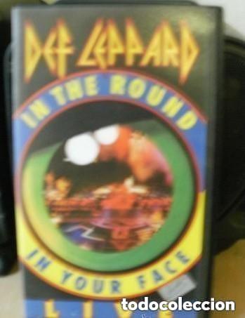 V&iacute;deos y DVD Musicales: VHS - DEF LEPARD - In the round in your face LIVE