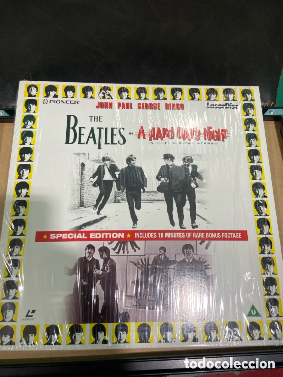 Music Videos and DVDs: Laser Disc. The Beatles. A hard days night