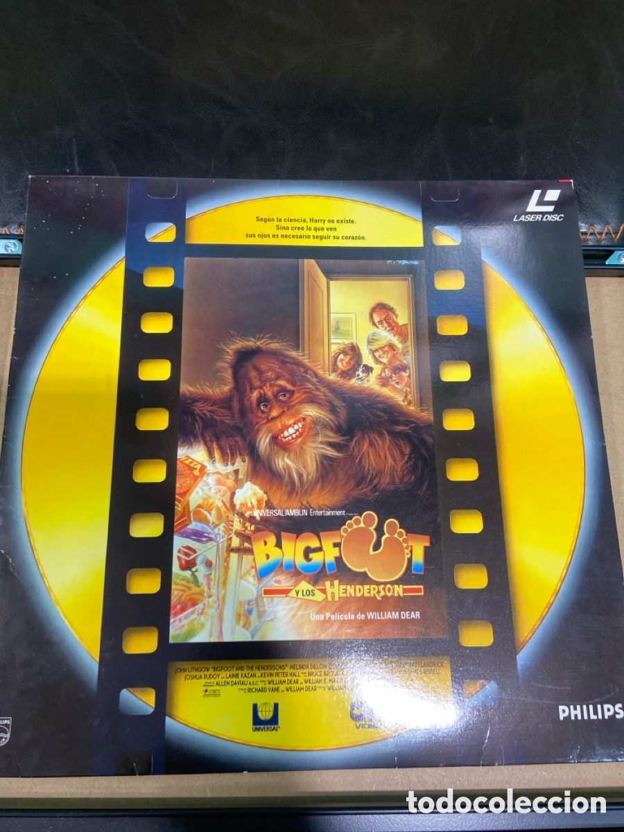 V&iacute;deos y DVD Musicales: Laser Disc. Bigfoot y los henderson