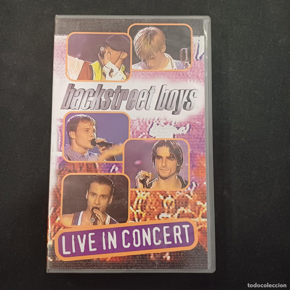 Musikvideos und DVDs: BACKSTREET BOYS/LIVE IN CONCERT/VHS.