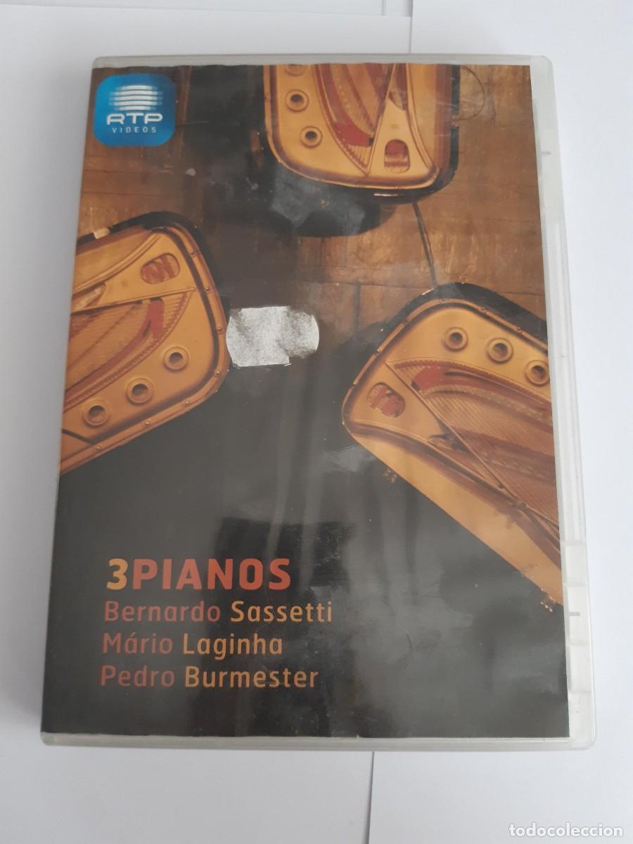 V&iacute;deos y DVD Musicales: 3 PIANOS BERNARDO SASSETTI MARIO LAGINHA PEDRO BURMESTER DVD