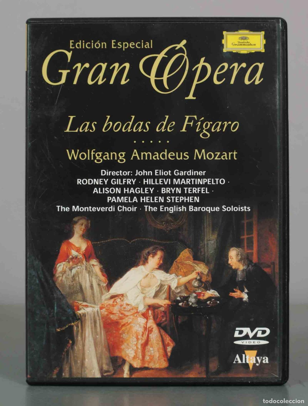 V&iacute;deos y DVD Musicales: DVD. Las bodas de F&iacute;garo - Wolfgang Amadeus Mozart - John Eliot Gardiner, Rodney Gilfry, Hillevi Ma