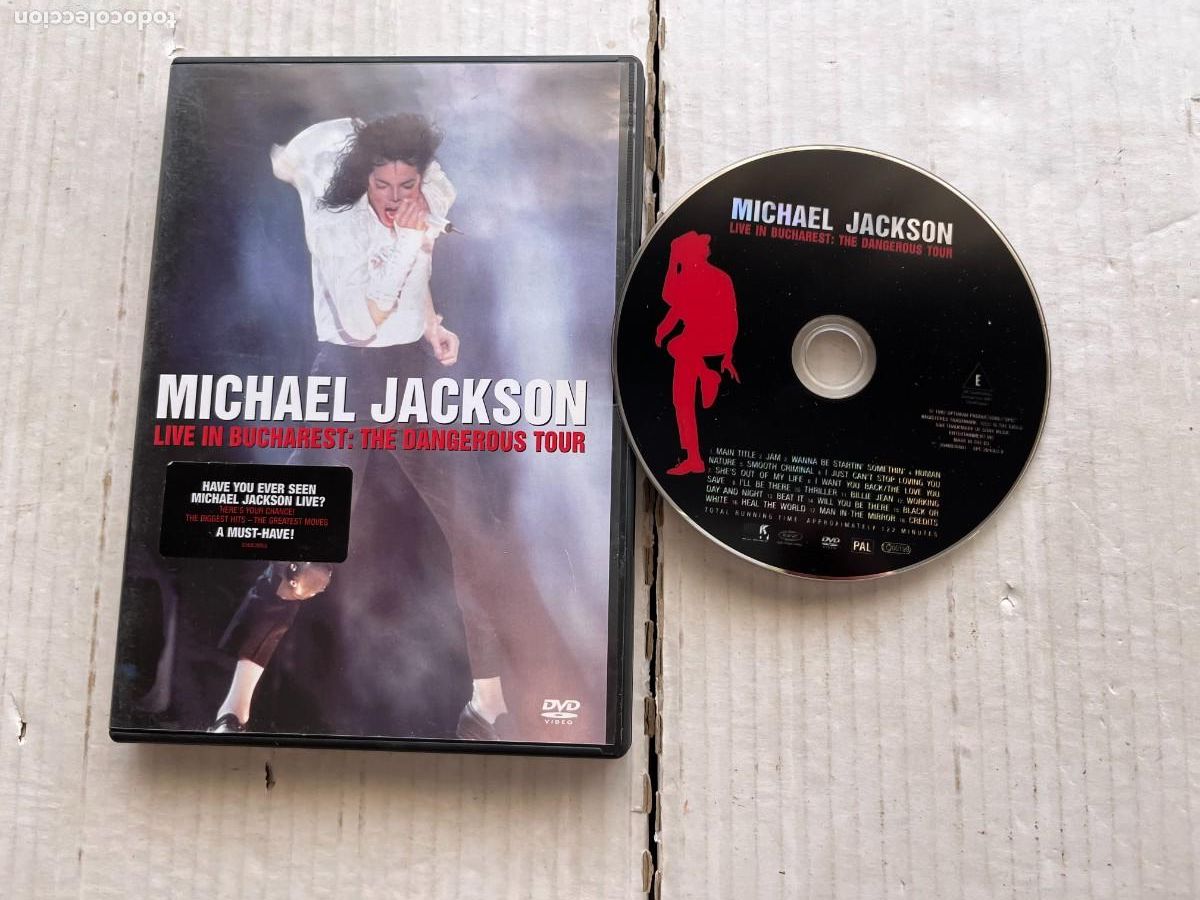 V&iacute;deos y DVD Musicales: MICHAEL JACKSON LIVE IN BUCHAREST THE DANGEROUS TOUR - DVD MUSICAL KREATEN