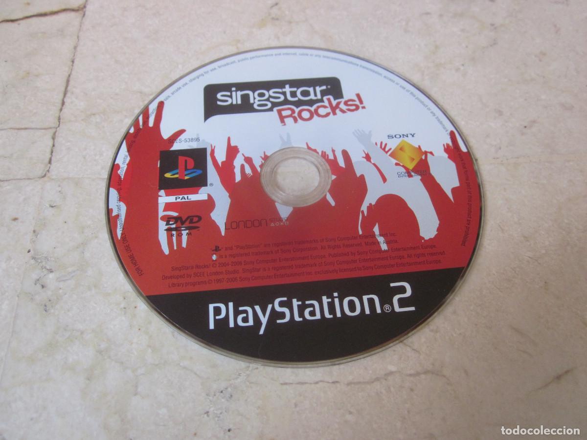 V&iacute;deos y DVD Musicales: SINGSTAR ROCKS! DVD - PLAYSTATION 2 2006 - SOLO EL DVD - SIN CAJA