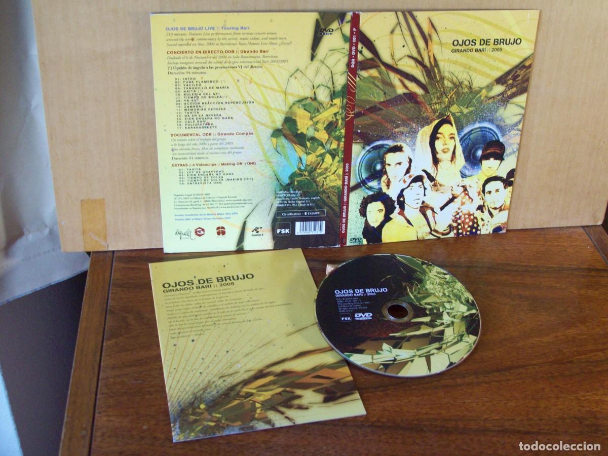V&iacute;deos y DVD Musicales: OJOS DE BRUJO - GIRANDO BARI 2005 - DVD EN TAPAS DE CARTON