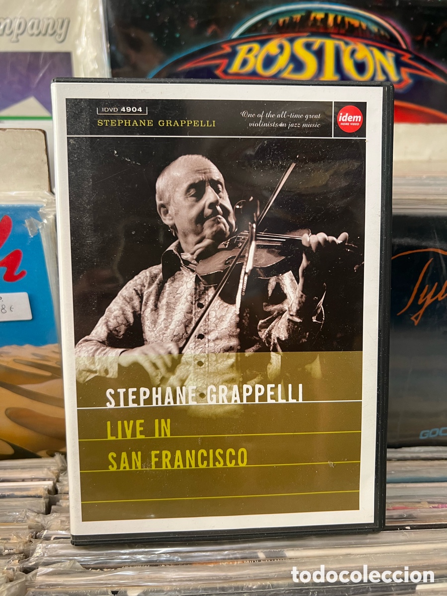V&iacute;deos y DVD Musicales: Stephane Grappelli Live in San Francisco