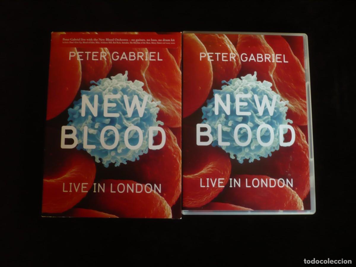 V&iacute;deos y DVD Musicales: peter gabriel - new blood live in london - dvd como nuevo con librito