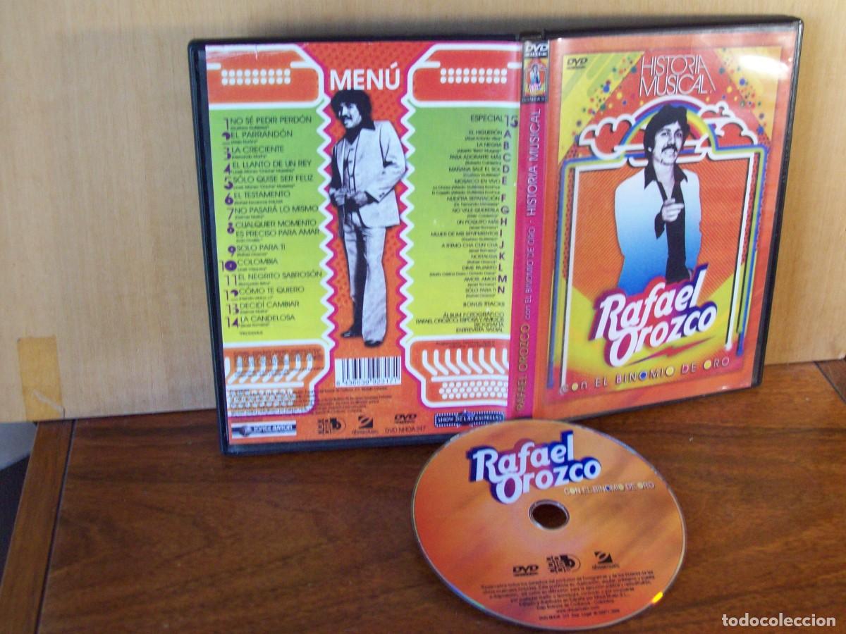 V&iacute;deos y DVD Musicales: RAFAEL OROZCO - CON EL BINOMIO DE ORO - DVD VIDEO MUSICAL