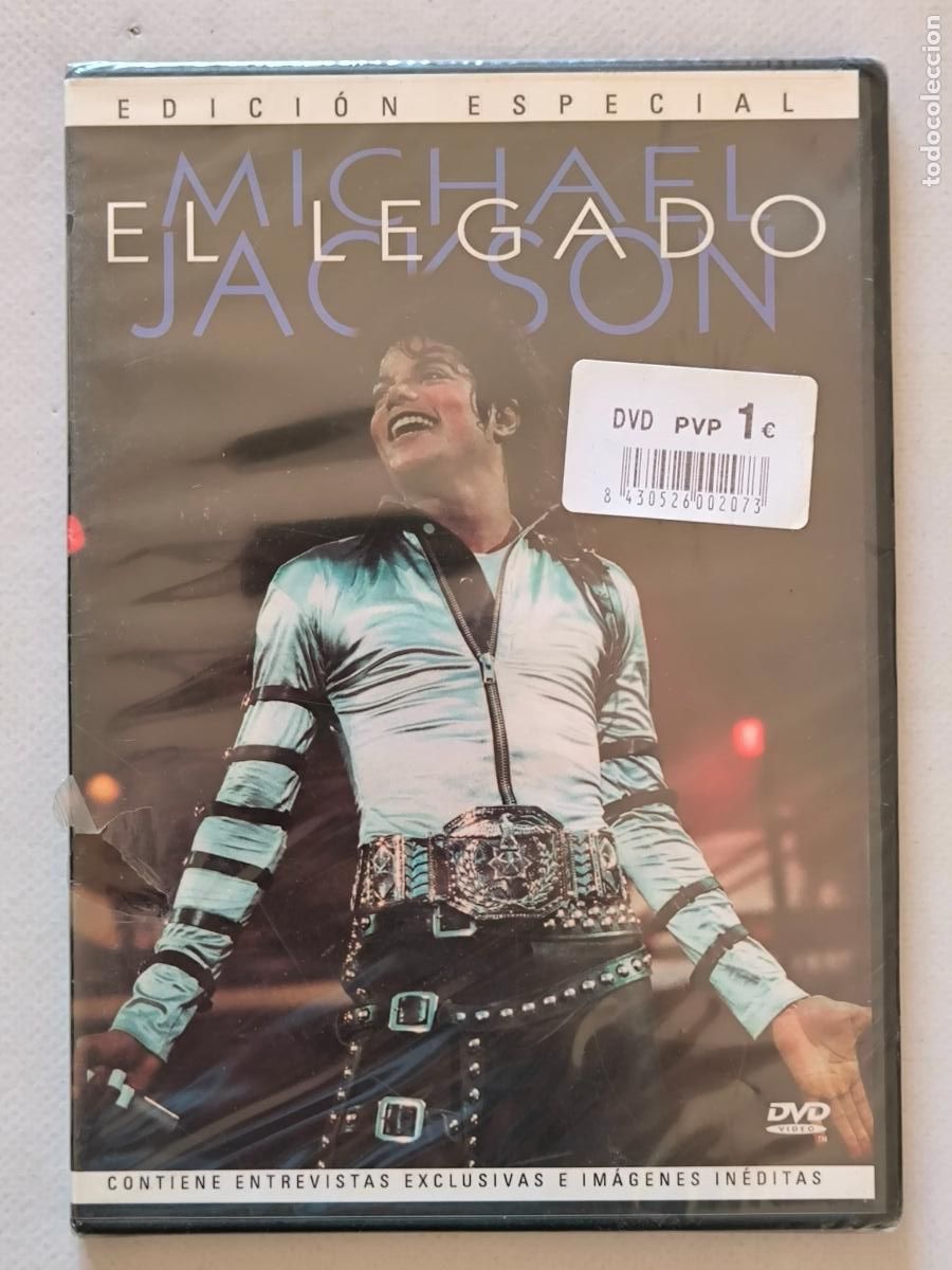 V&iacute;deos y DVD Musicales: DVD MICHAEL JACKSON - EL LEGADO - EDICION ESPECIAL - CAJA SLIM - NUEVO, PRECINTADO (018)