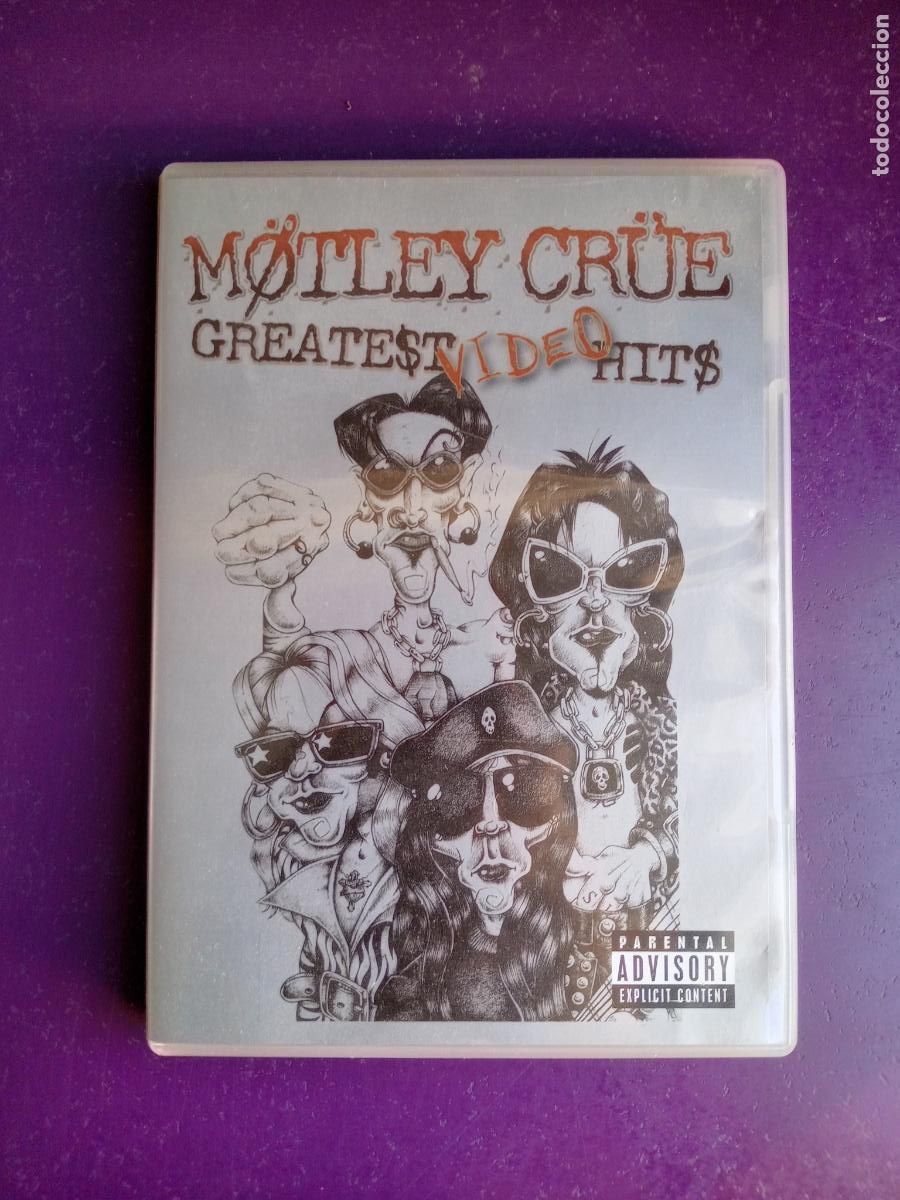V&iacute;deos y DVD Musicales: M&ouml;tley Cr&uuml;e &ndash; Greatest Video Hits - DVD 2003 - VIDEOS Y DIRECTO, TEMAS EXTRA - SIN APENAS USO