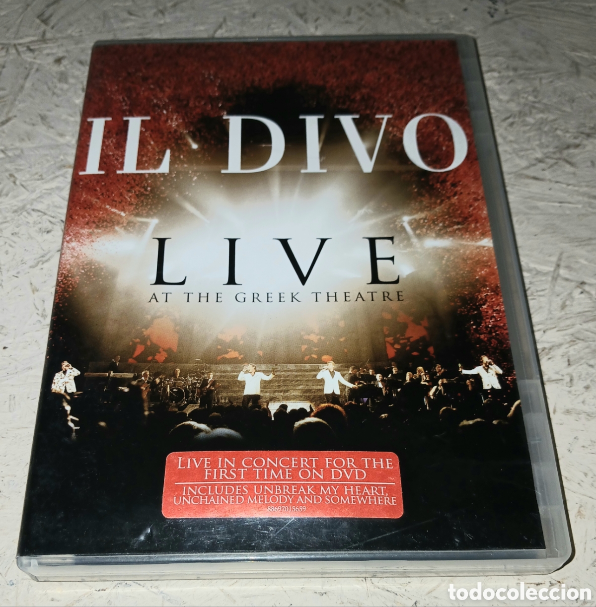 V&iacute;deos y DVD Musicales: DVD Il Divo - Live At The Greek Theatre (2006) Concierto + Libreto