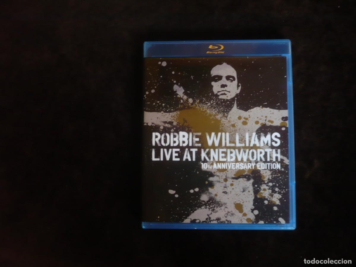 V&iacute;deos y DVD Musicales: rubbie williams live at knebworth 10th anniversary edition - bluray como nuevo con librito
