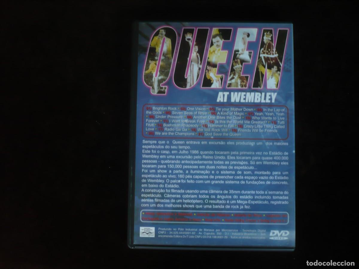 V&iacute;deos y DVD musicales: queen at wembley - dvd como nuevo - Foto 2