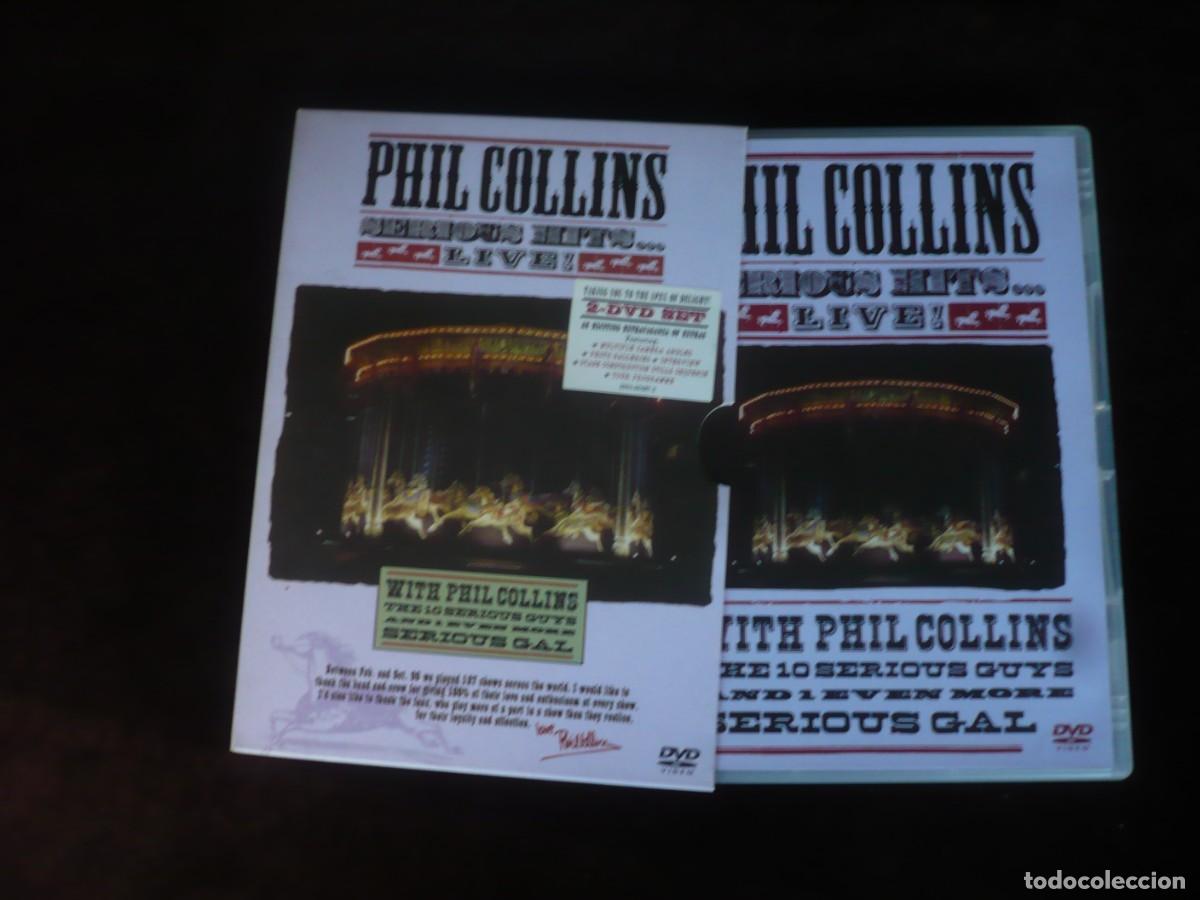 V&iacute;deos y DVD Musicales: phil collins - serious hits live - con 2 dvd como nuevos + librito