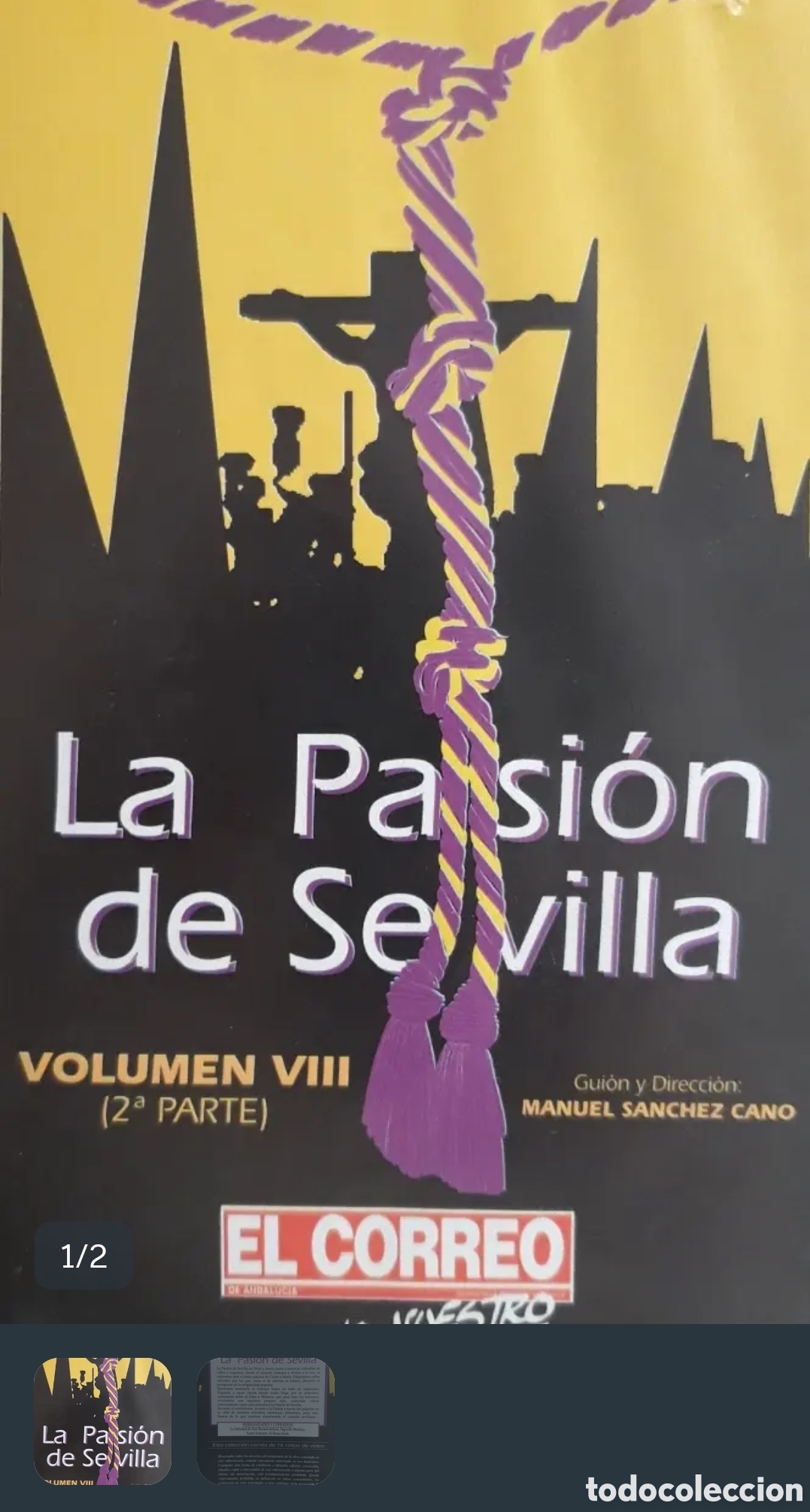 V&iacute;deos y DVD Musicales: VHS LA PASI&Oacute;N DE SEVILLA