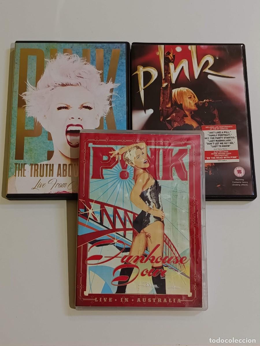 V&iacute;deos y DVD Musicales: Lote 3 DVD musicales Pink
