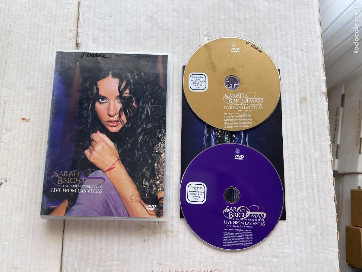V&iacute;deos y DVD Musicales: SARA BRIGHTMAN THE HAREM WORLD TOUR LIVE FROM LAS VEGAS - DVD MUSICAL KREATEN