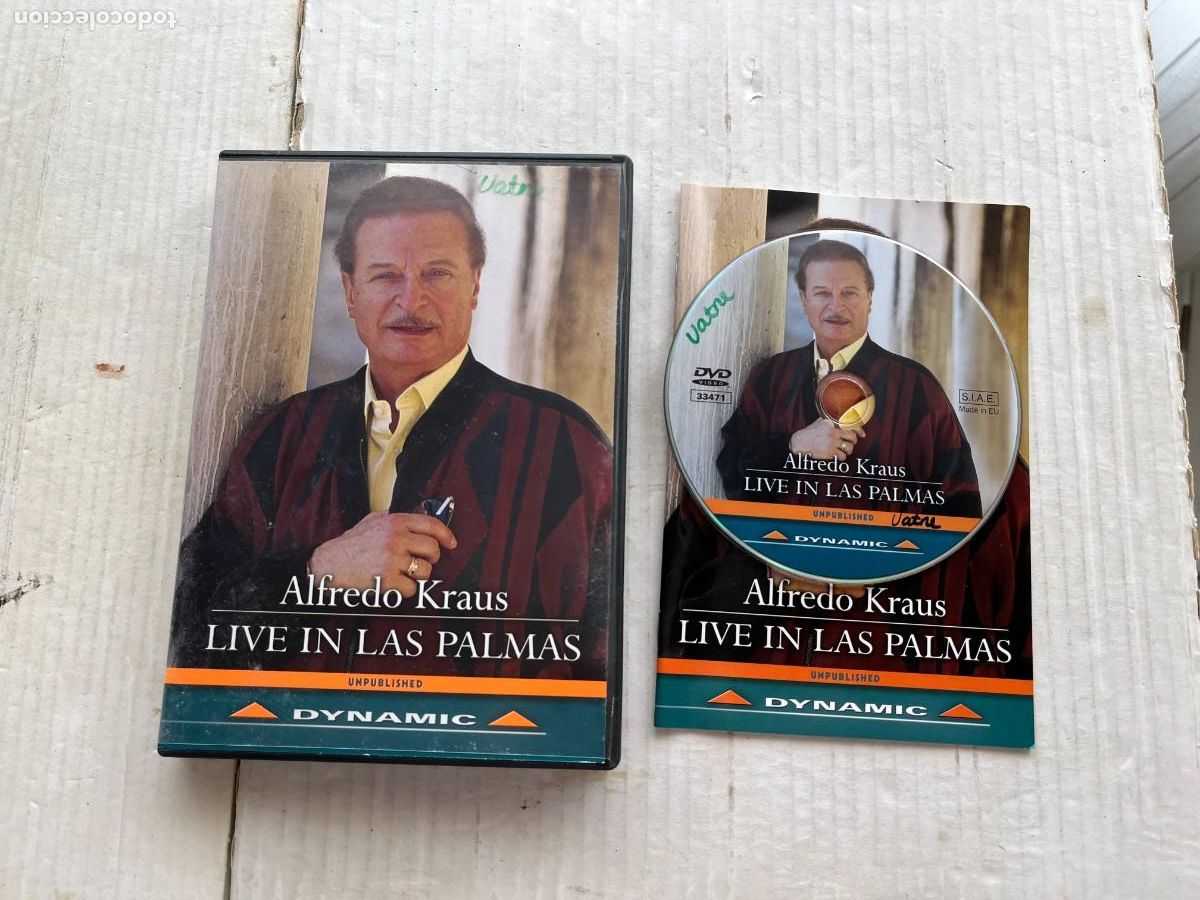 V&iacute;deos y DVD Musicales: ALFREDO KRAUS LIVE IN LAS PALMAS - DVD MUSICAL KREATEN