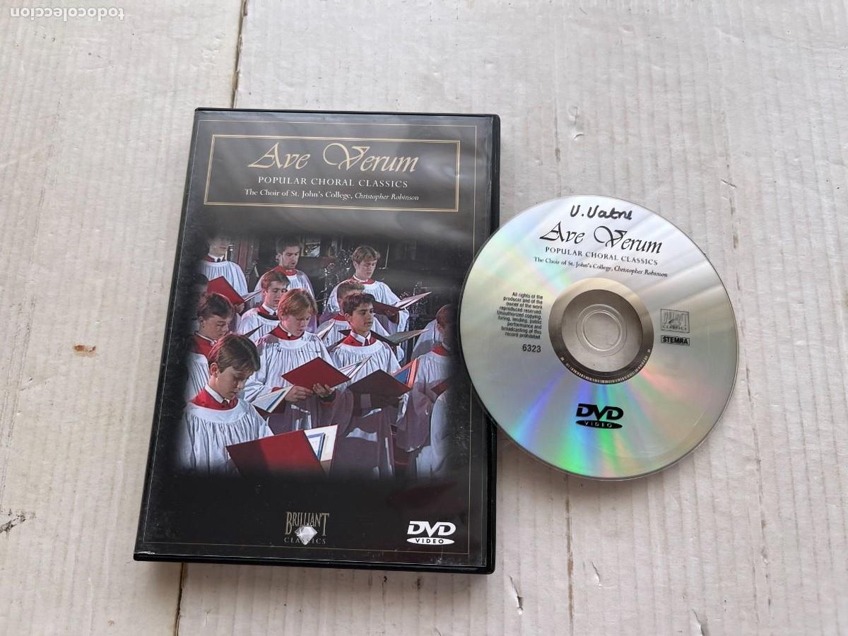 V&iacute;deos y DVD Musicales: AVE VENUM POPULAR CHORAL CLASSICS - DVD MUSICAL KREATEN