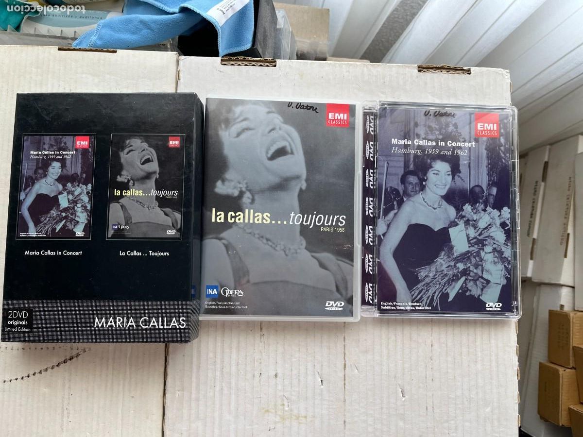 V&iacute;deos y DVD Musicales: MARIA CALLAS 2 DVD CAJA CARTON GRUESO EXTERIOR - DVD MUSICAL KREATEN