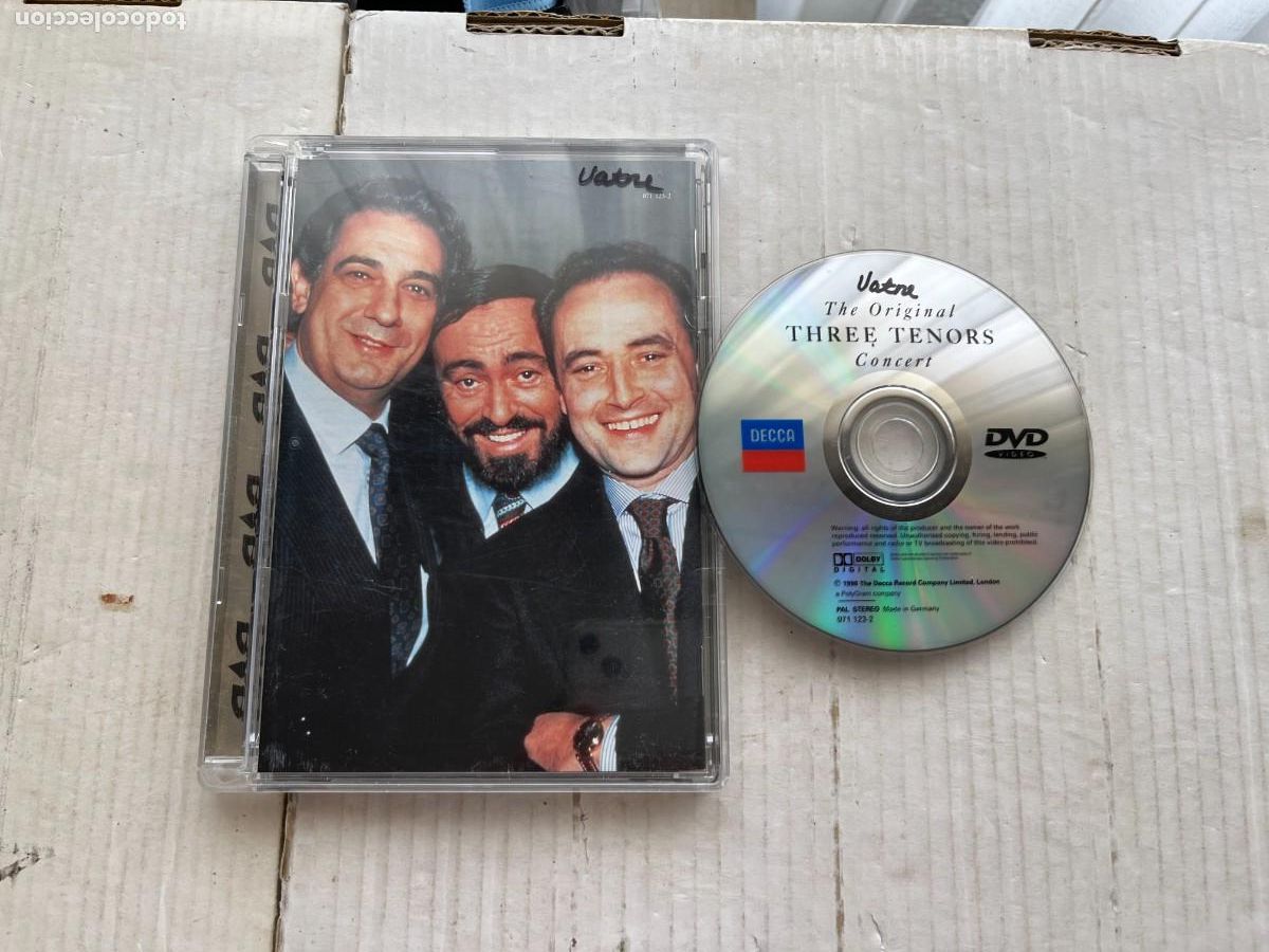 V&iacute;deos y DVD Musicales: THE ORIGINAL THREE TENORS CONCERT ESQUINAS REDONDEADAS- DVD MUSICAL KREATEN
