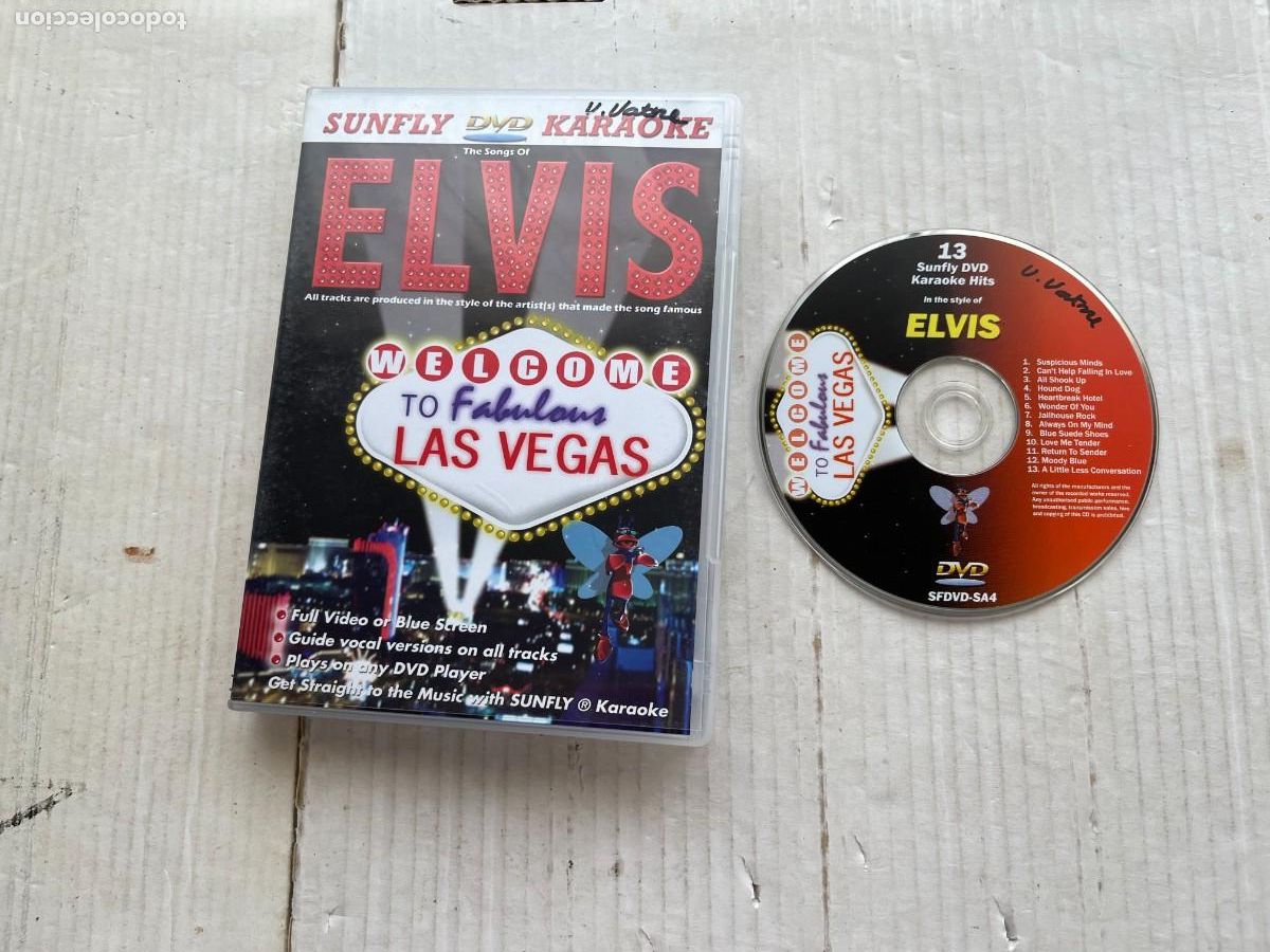 V&iacute;deos y DVD Musicales: SUNFLY DVD KARAOKE ELVIS PRESLEY- DVD MUSICAL KREATEN