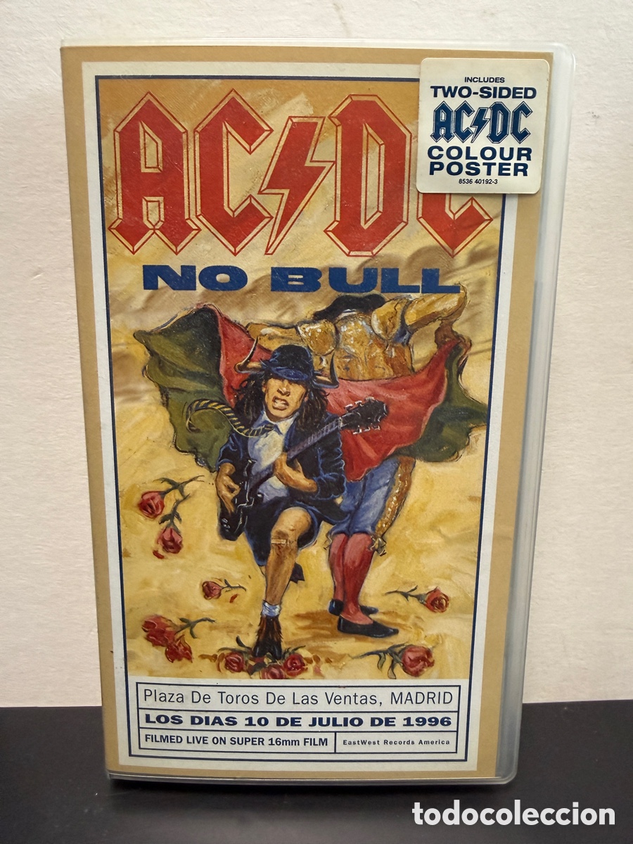 V&iacute;deos y DVD Musicales: AC/DC - No Bull (Live - Plaza De Toros, Madrid) (VHS) + Poster