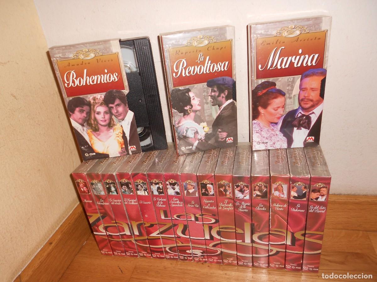 V&iacute;deos y DVD Musicales: las ZARZUELAS - COLECCION COMPLETA 18 VHS / casi todas PRECINTADAS - 1&euro;y+
