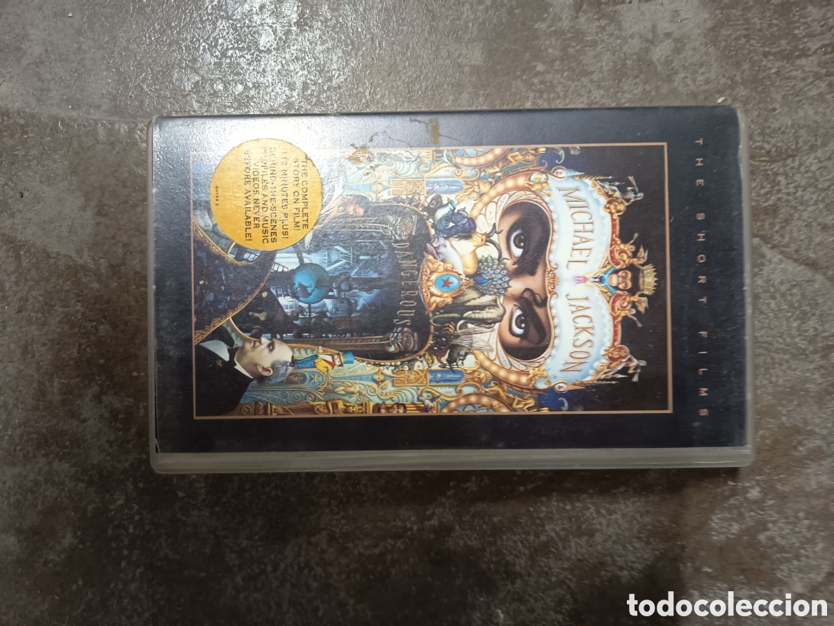V&iacute;deos y DVD musicales: VHS de Michael Jackson &rdquo; Dangerous &rdquo; - Foto 1