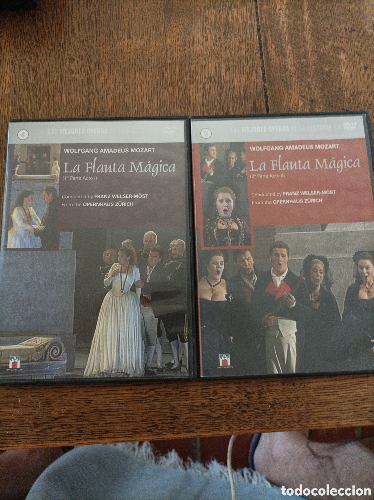 V&iacute;deos y DVD Musicales: La flauta m&aacute;gica. Mozart. 2 DVDs.
