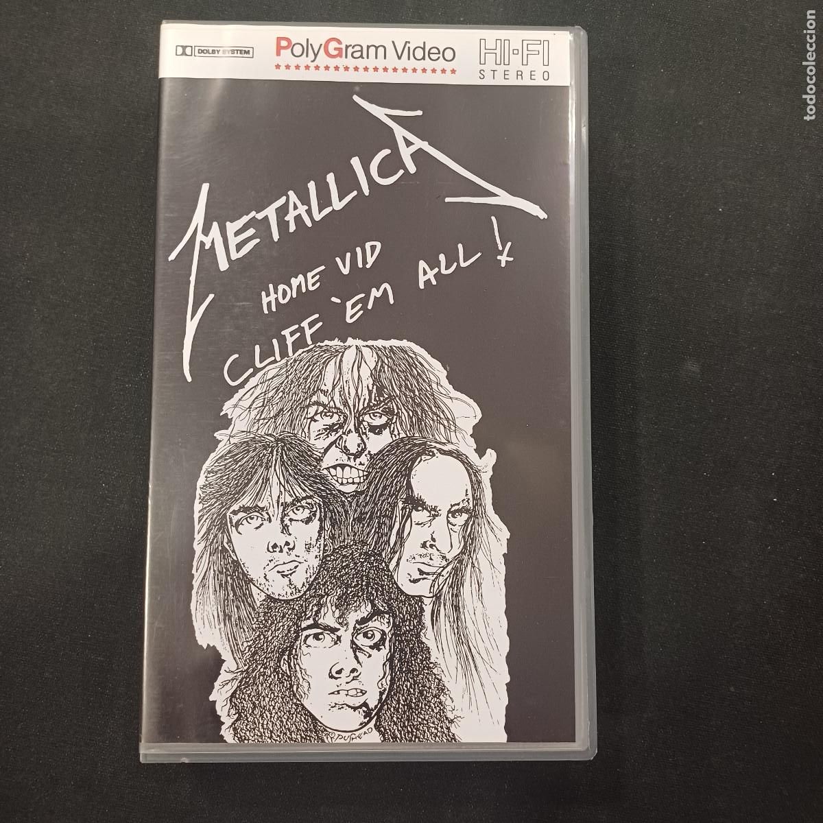 V&iacute;deos y DVD Musicales: METALLICA/HOME VID CLIFF EM ALL/VHS.