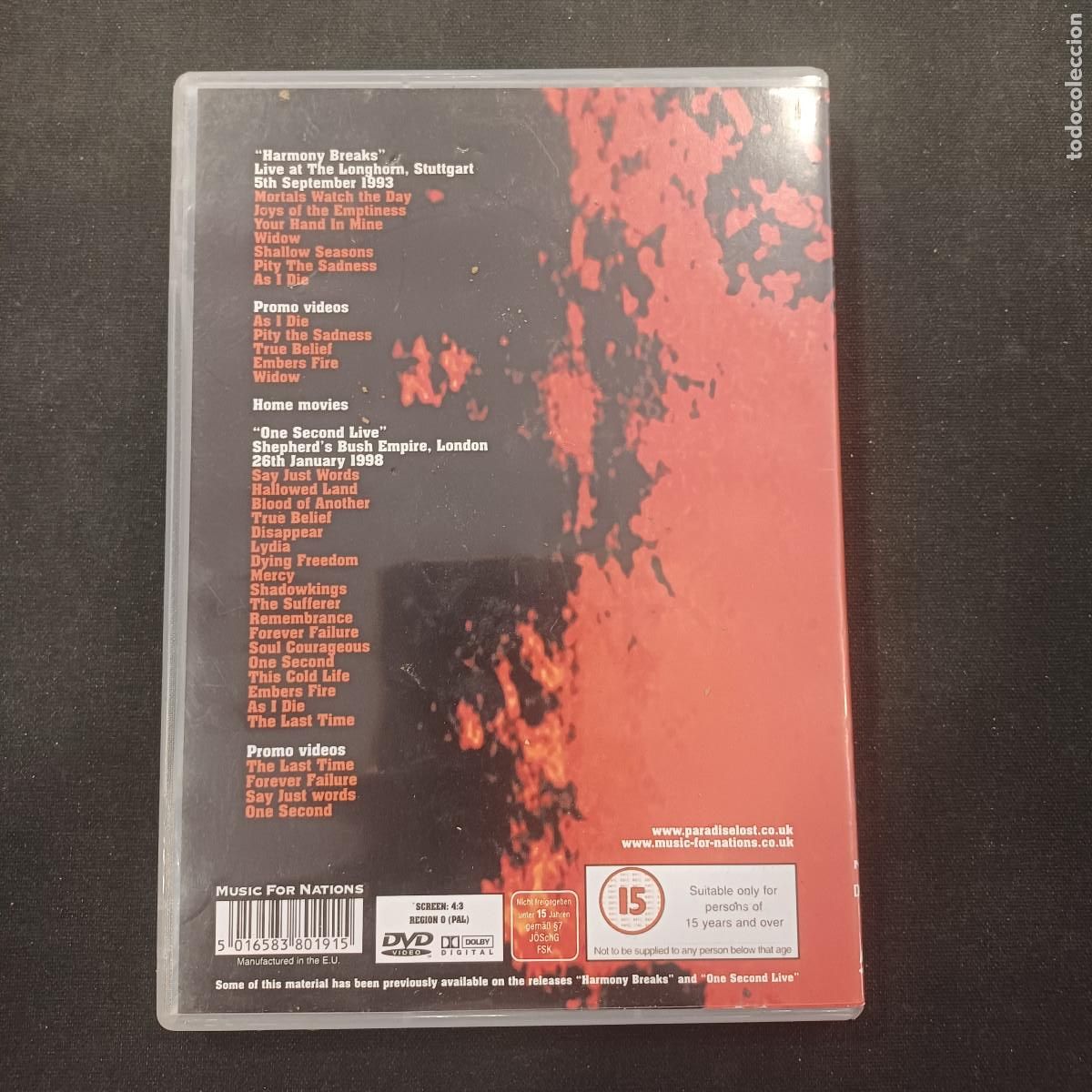 V&iacute;deos y DVD musicales: PARADISE LOST/EVOLVE/DVD METAL. - Foto 3