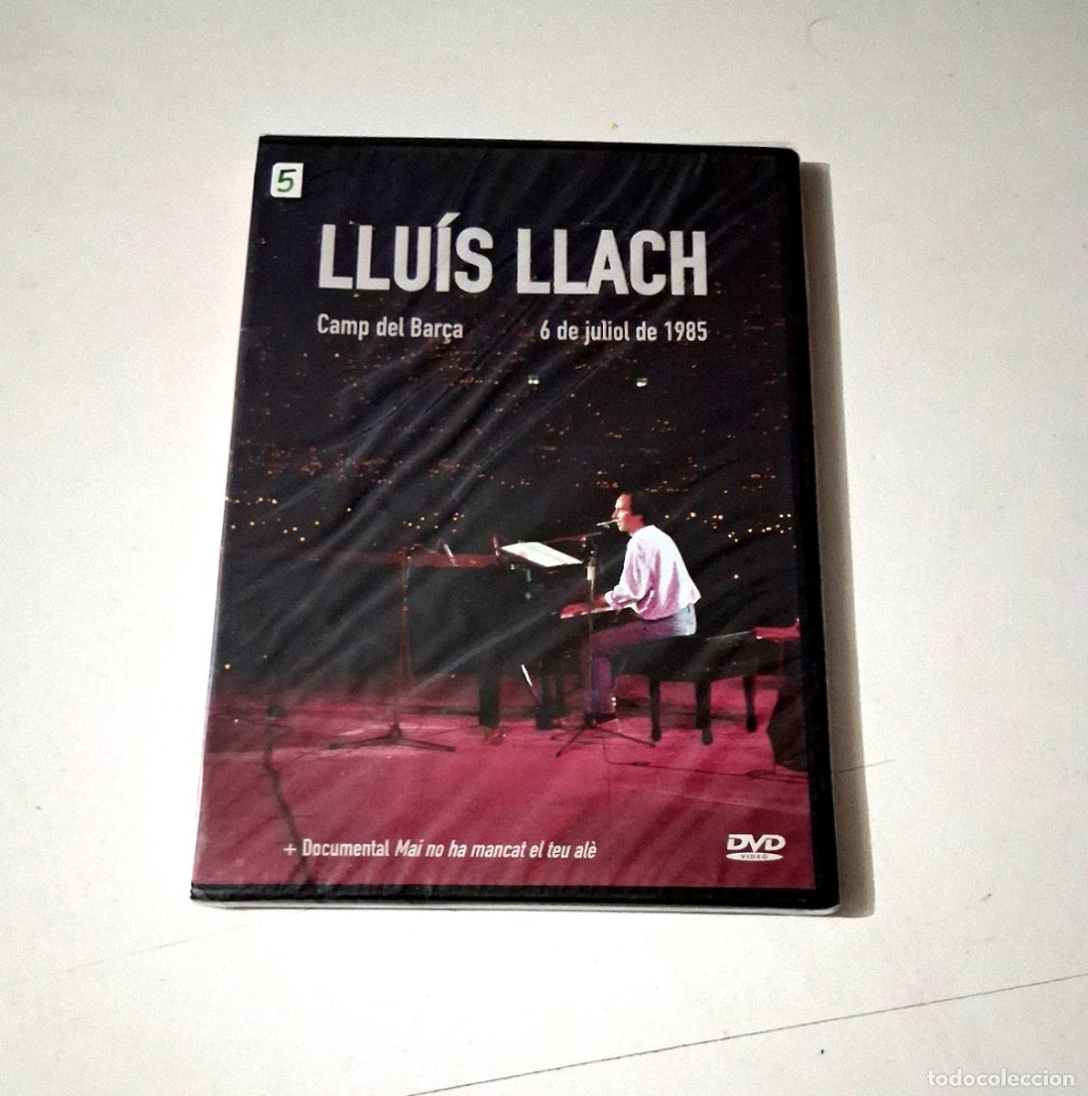 V&iacute;deos y DVD Musicales: LLUIS LLACH &rdquo;CAMP DEL BAR&Ccedil;A 6 JULIOL 1985&rdquo; DVD CAJA SLIM PRECINTADO SEALED +DOCU
