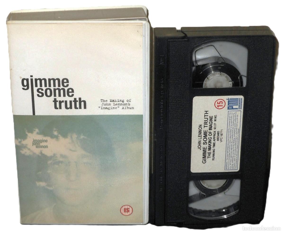 V&iacute;deos y DVD musicales: JOHN LENNON Gimme Some Truth 2000 VHS UK The Making of Imagine Sessions Yoko Ono Beatles