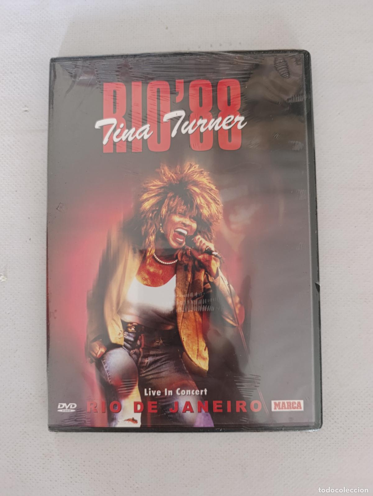 V&iacute;deos y DVD musicales: DVD TINA TURNER - RIO' 88 - LIVE IN CONCERT RIO DE JANEIRO - CAJA SLIM - NUEVO, PRECINTADO (184)
