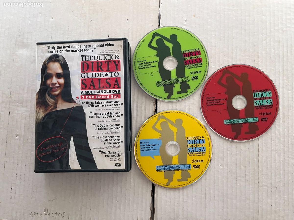 V&iacute;deos y DVD musicales: THE QUICK AND DIRTY GUIDE TO SALSA 3 DVDS - PELICULA DVD KREATEN